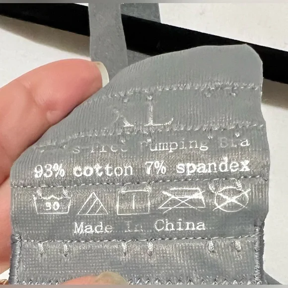 NWT Momcozy The Original: Hands Free Pumping Bra Cotton Stretch Breastfeeding - Picture 15 of 16